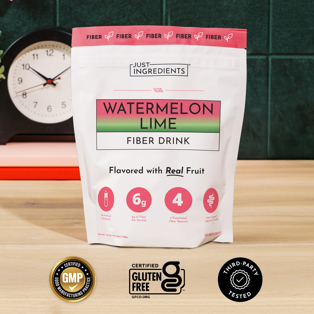 Watermelon Lime Fiber Drink