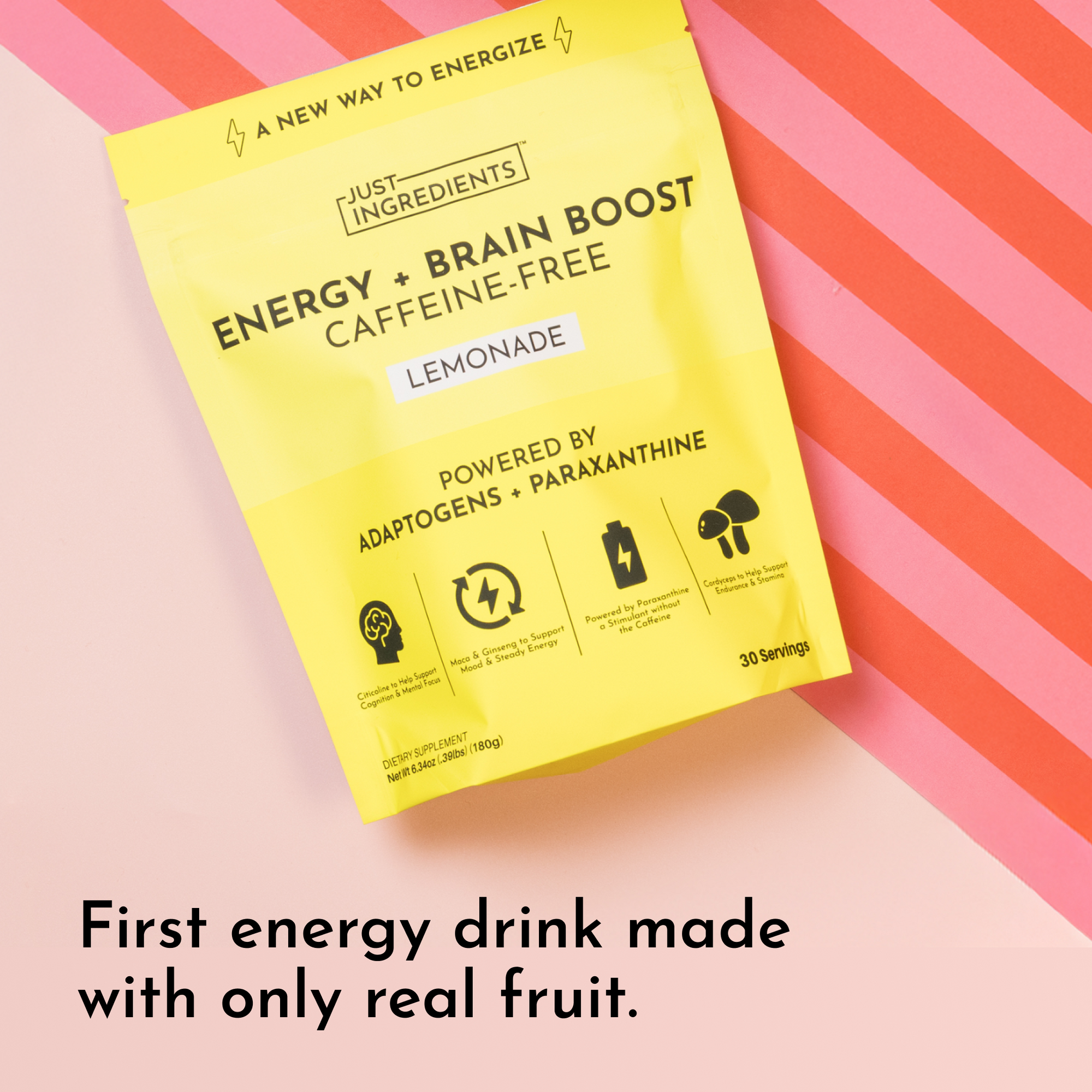 Energy + Brain Boost Lemonade (Paraxanthine) – Just Ingredients Energy + Brain Boost Lemonade (Paraxanthine) – Just Ingredients