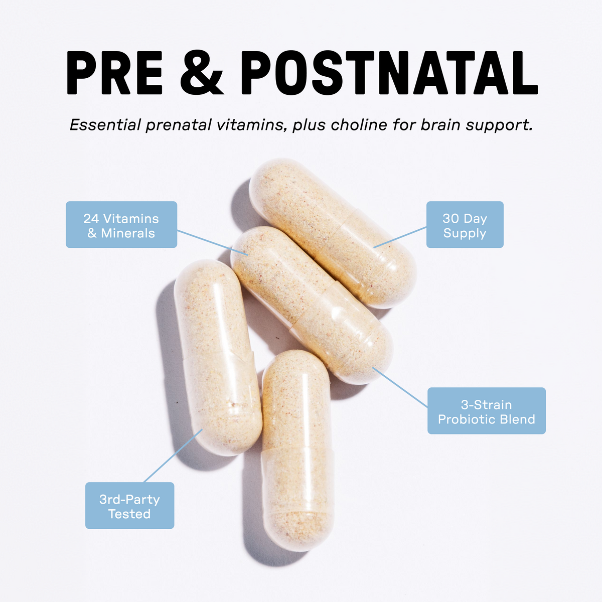 Prenatal &amp; Postnatal + DHA