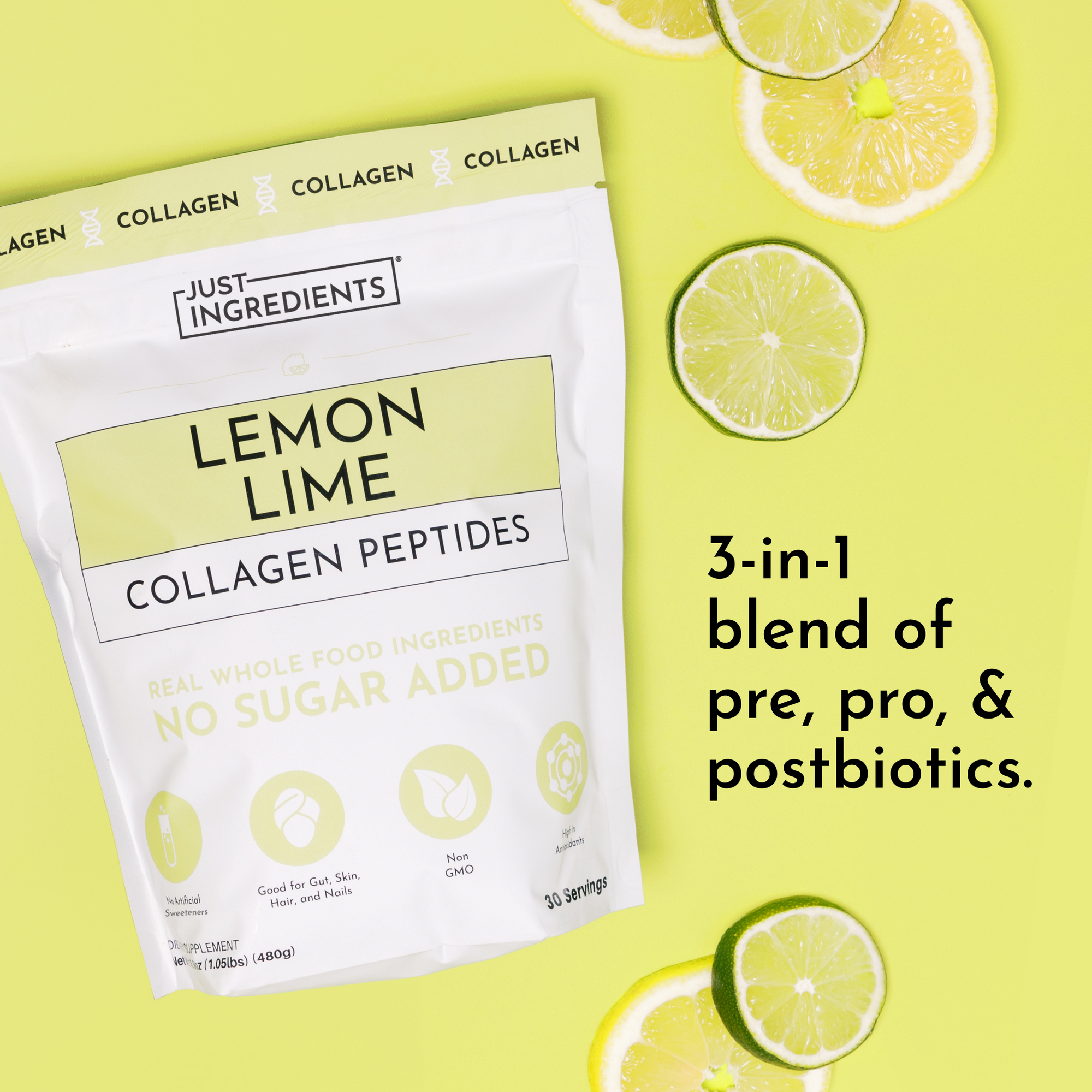 Lemon Lime Collagen Peptides