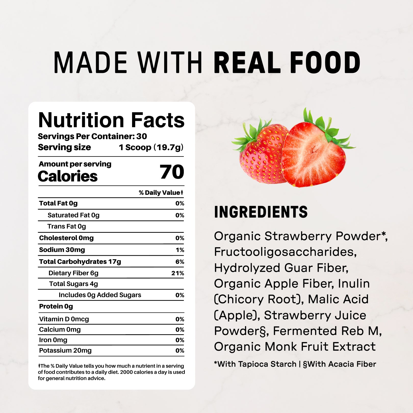 Strawberry Fiber Drink