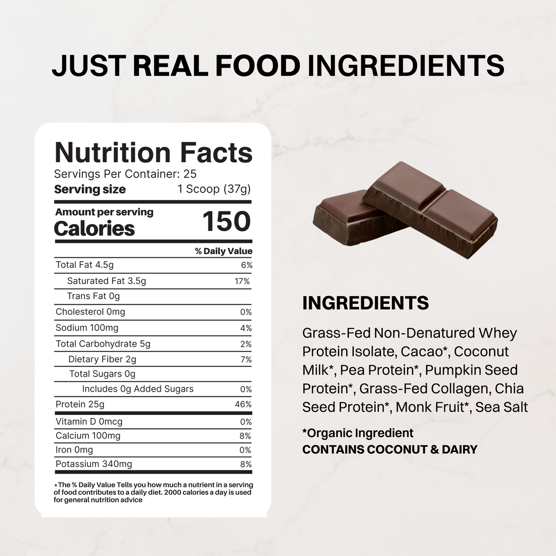 Chocolate Protein Powder - NSF