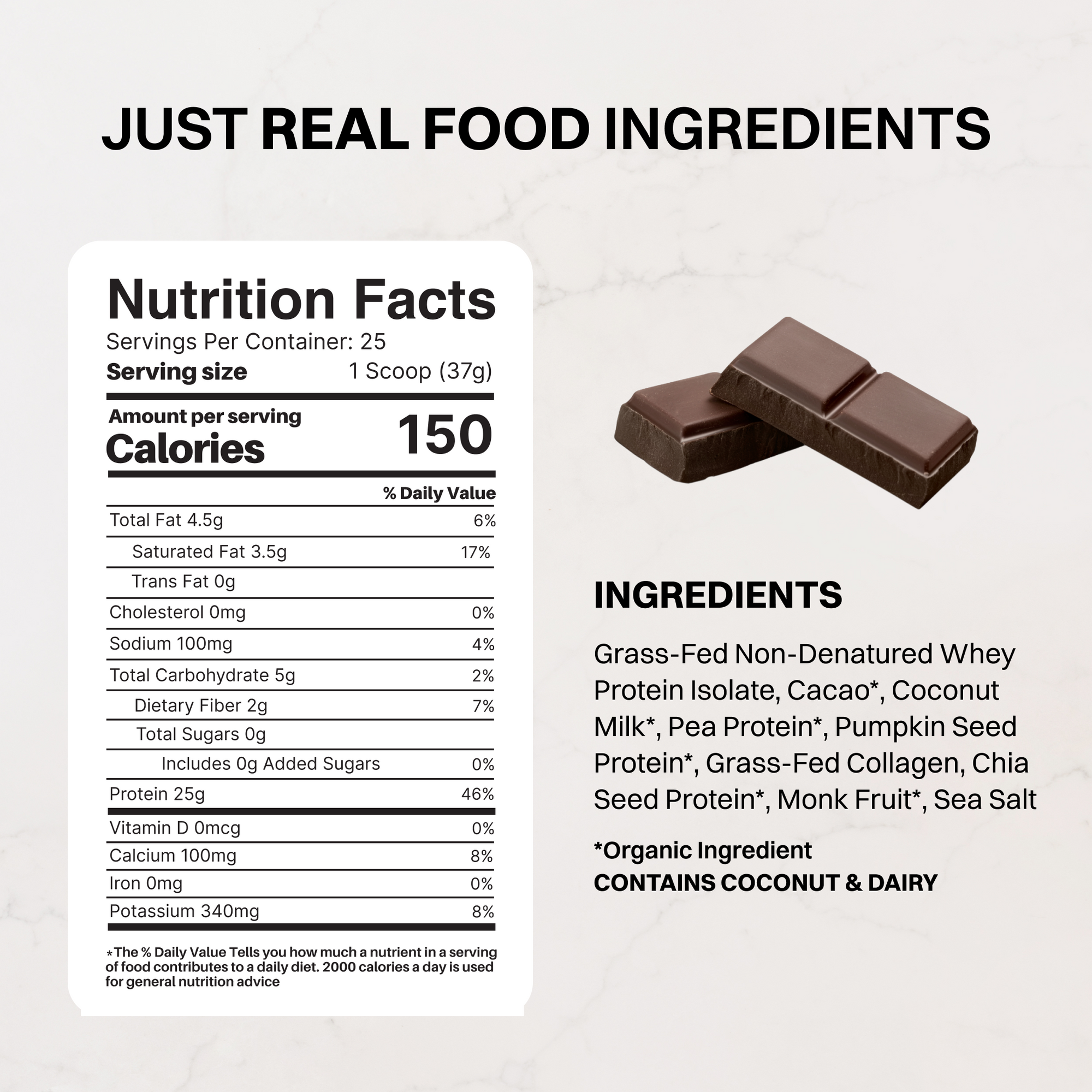 Chocolate Protein Powder - NSF