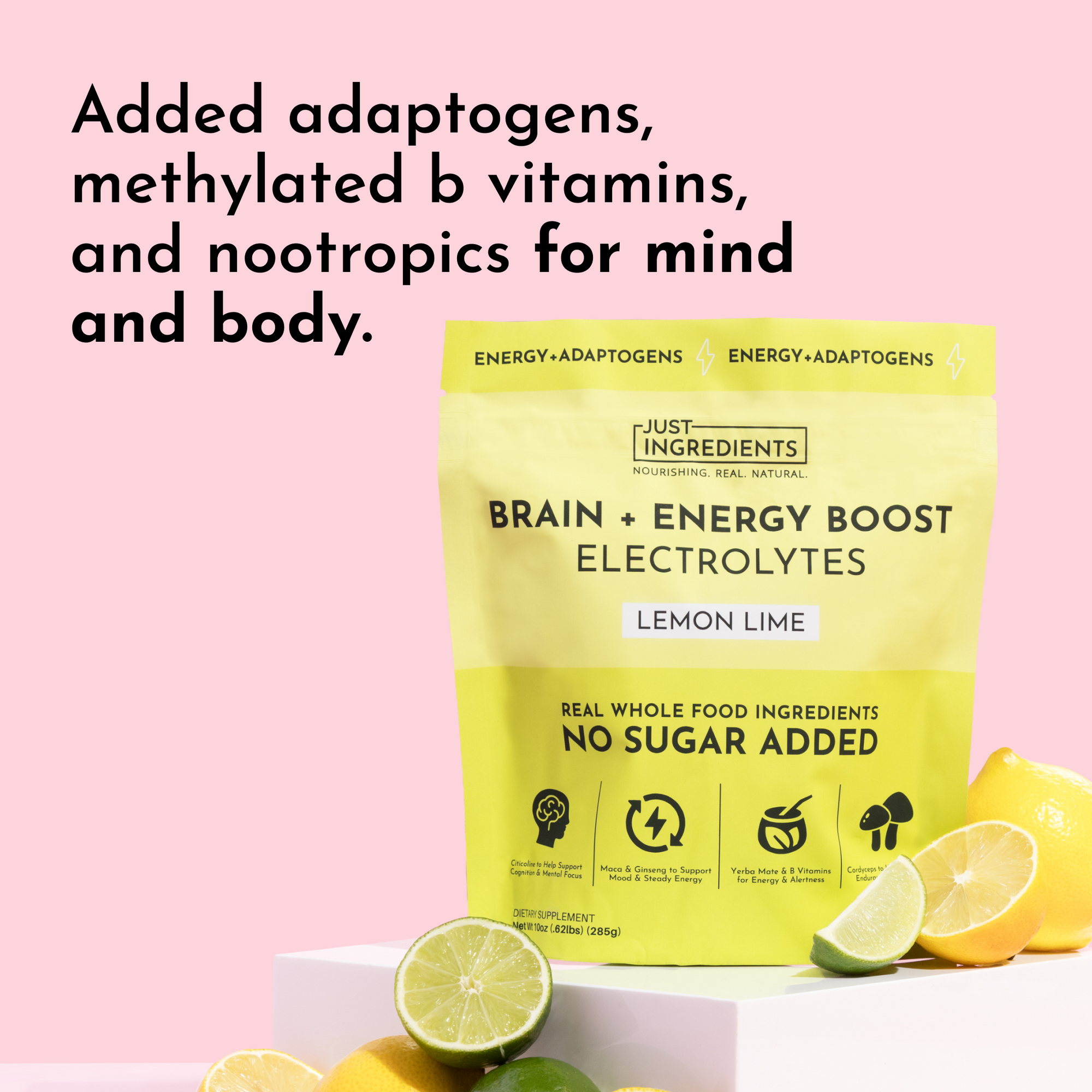 Brain + Energy Boost Lemon Lime &amp; Electrolytes