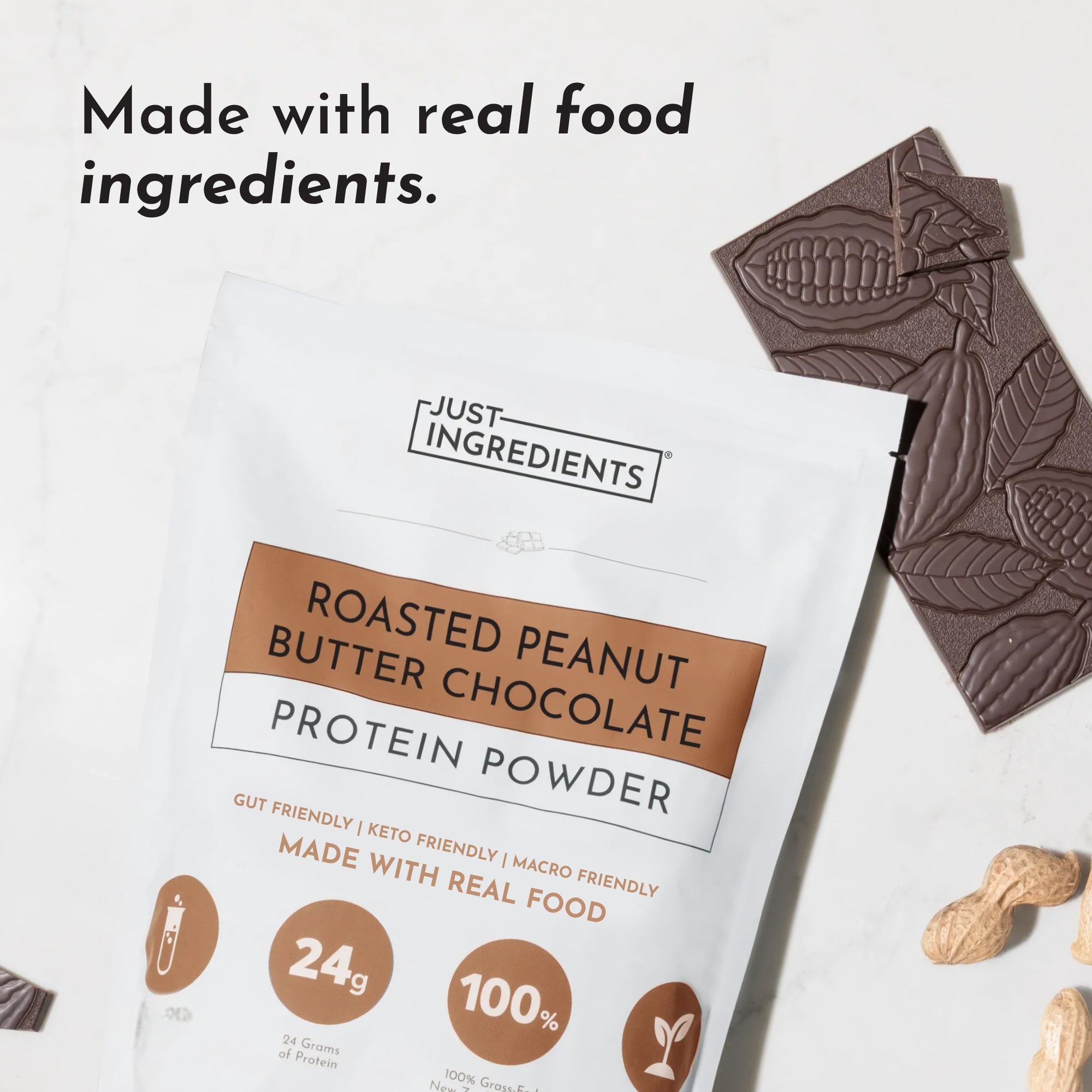 Roasted Peanut Butter Chocolate Protein Powder