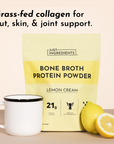 Lemon Cream Bone Broth Protein Powder
