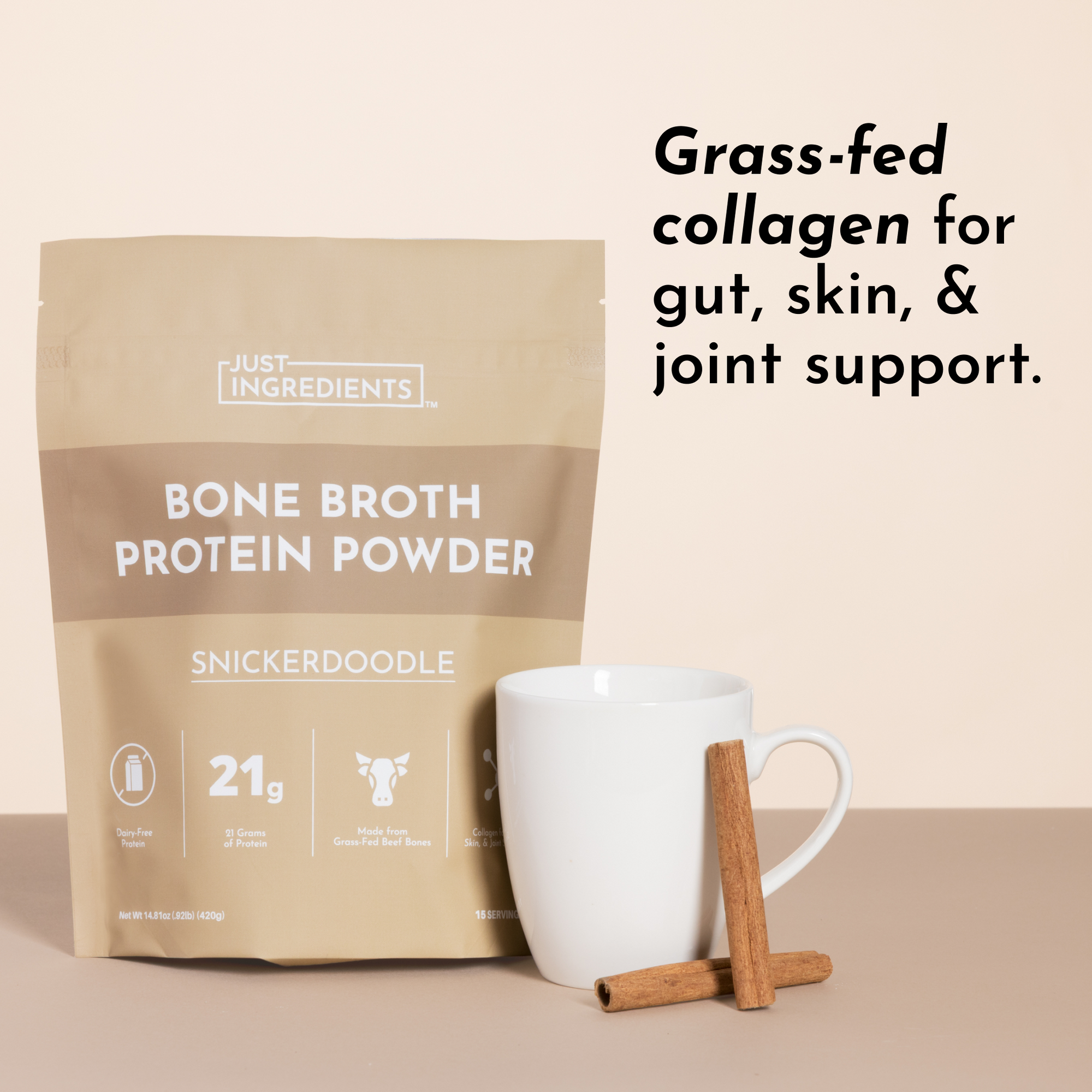Snickerdoodle Bone Broth Protein Powder