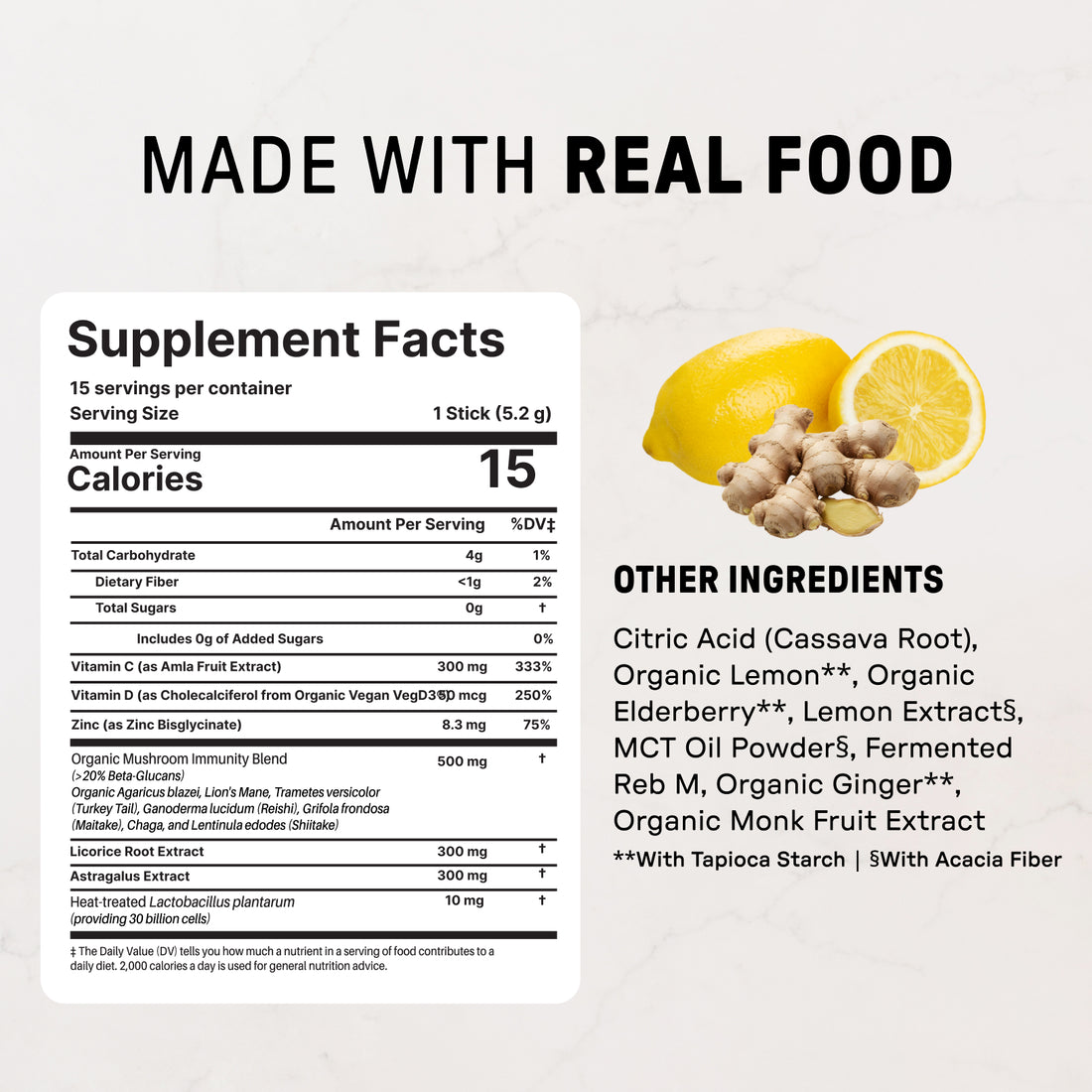 Lemon Ginger Immune Defense Pre-Order