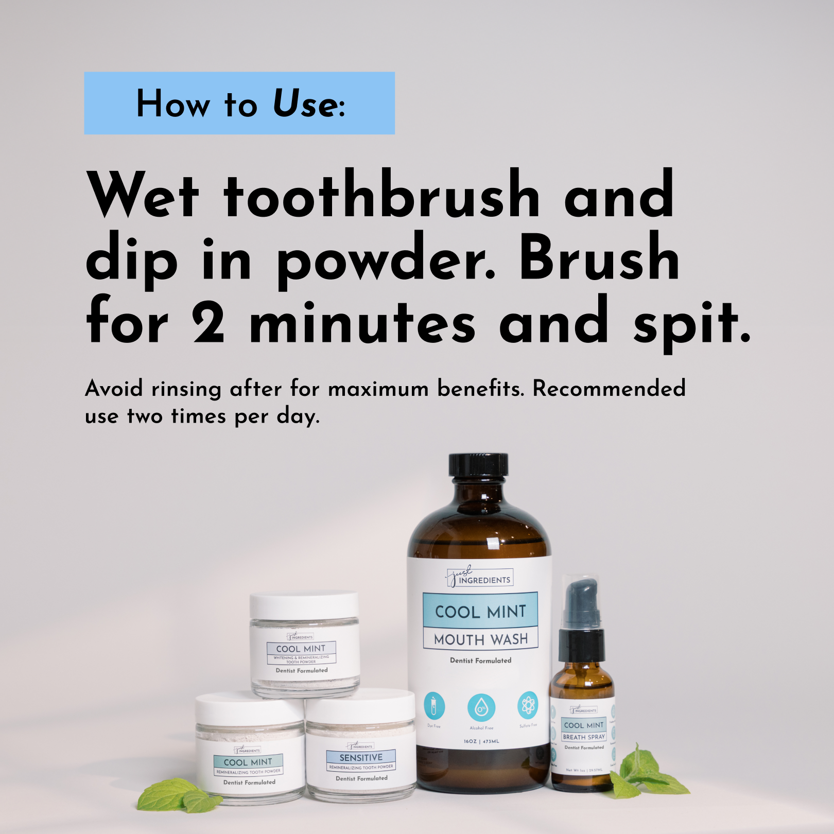 Sensitive Tooth Powder – Just Ingredients Sensitive Tooth Powder – Just Ingredients