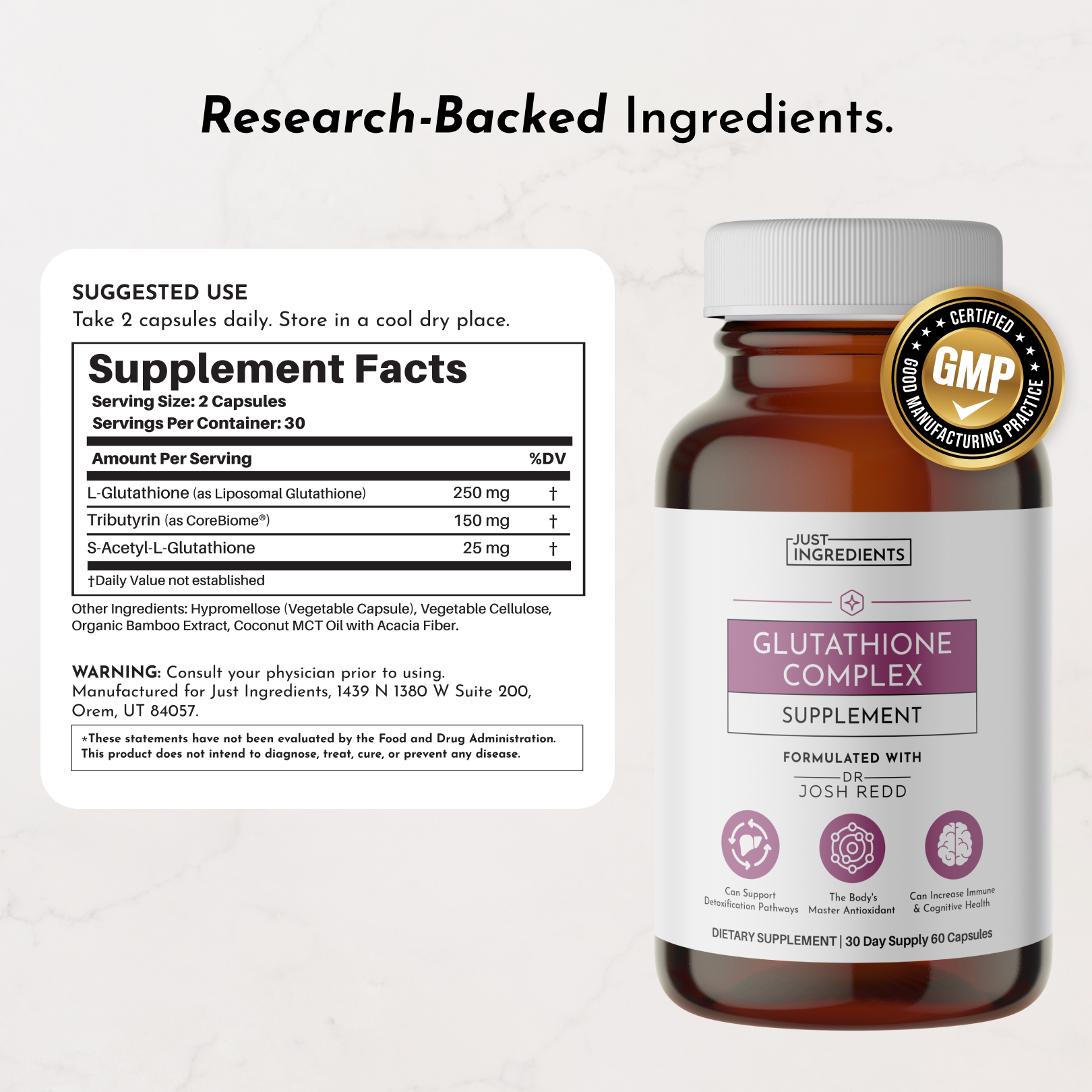 Glutathione Complex Just Ingredients Glutathione Complex Just Ingredients