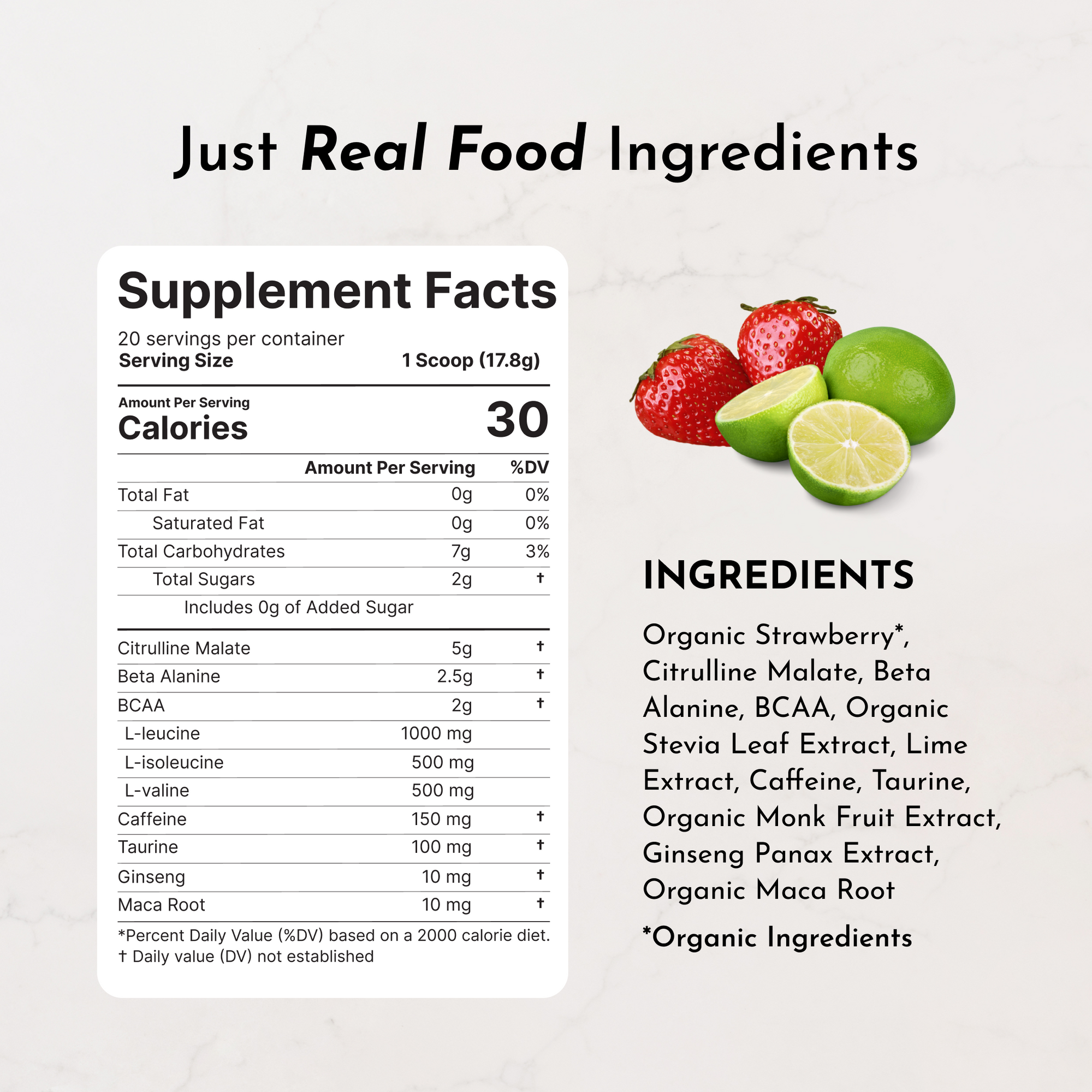 Strawberry Limeade Pre-Workout - NSF