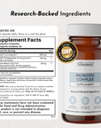 nutrition fact panel for probiotic complex