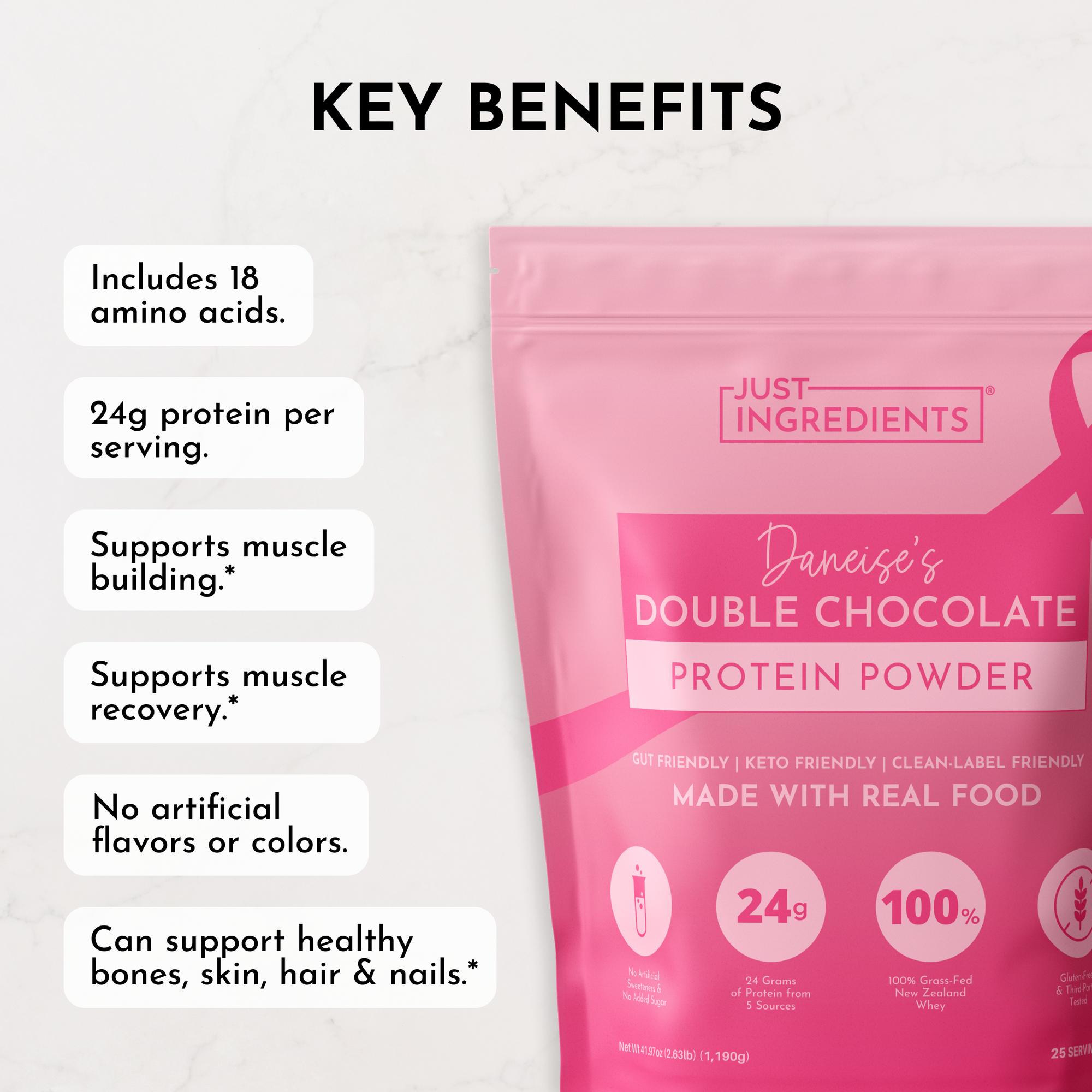Daneise's Double Chocolate Protein Powder