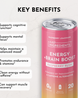 Raspberry Rush Energy + Brain Boost (12 Pack)