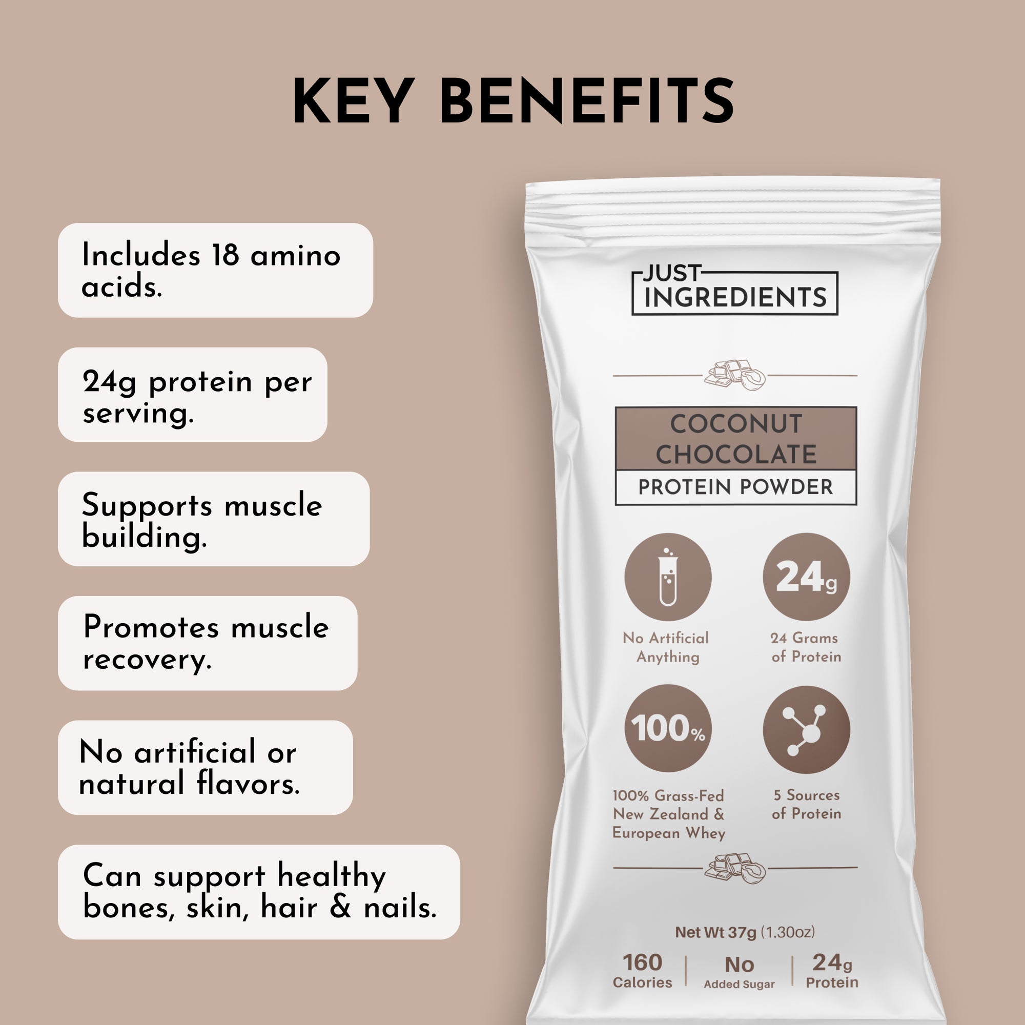 Coconut Chocolate Protein Powder Stick