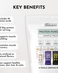 Protein Powder Sample Pack - 12 Flavors