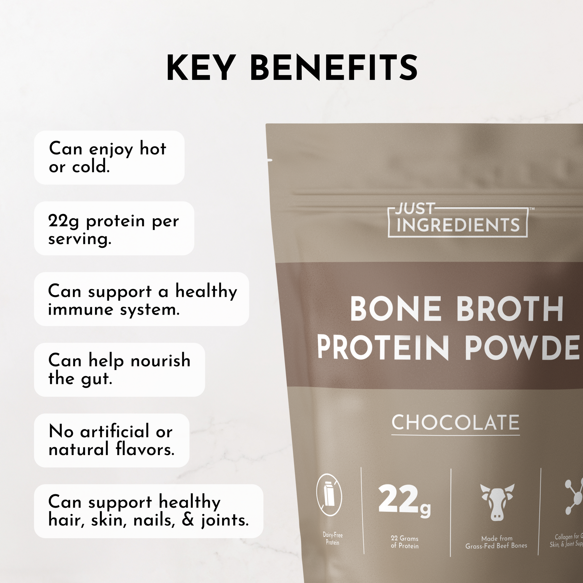 Chocolate Bone Broth Protein Powder
