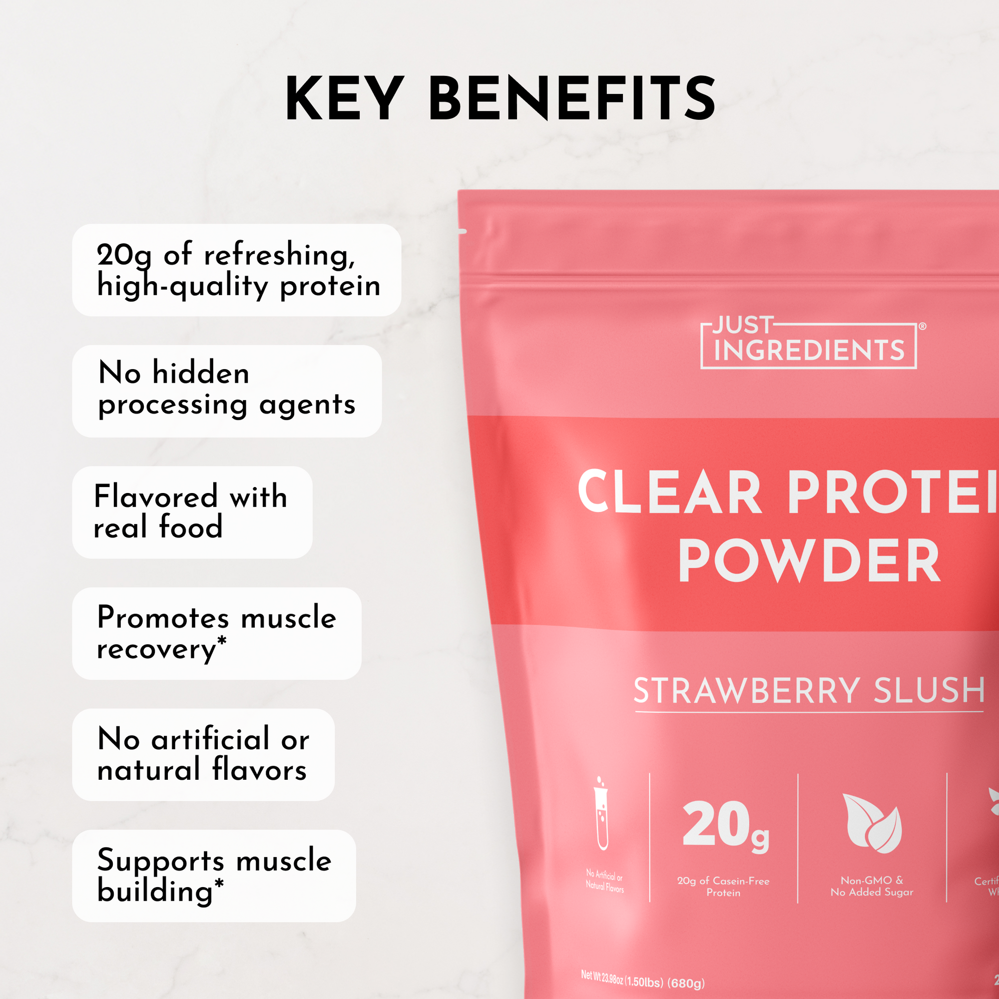 Strawberry Slush Clear Protein Powder