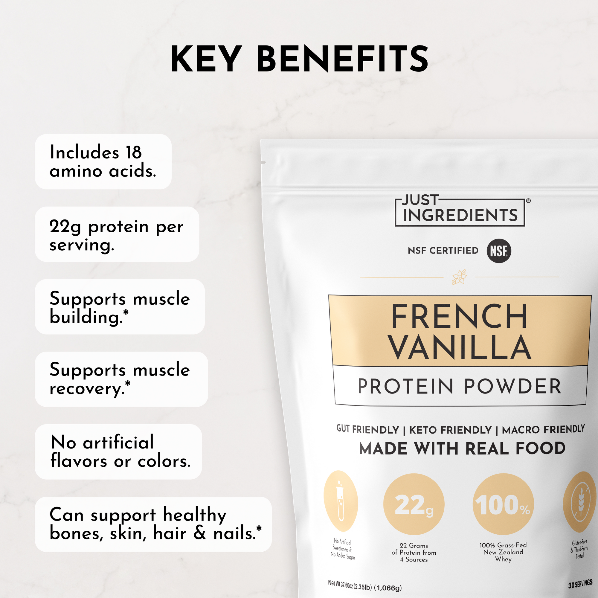 French Vanilla Protein Powder