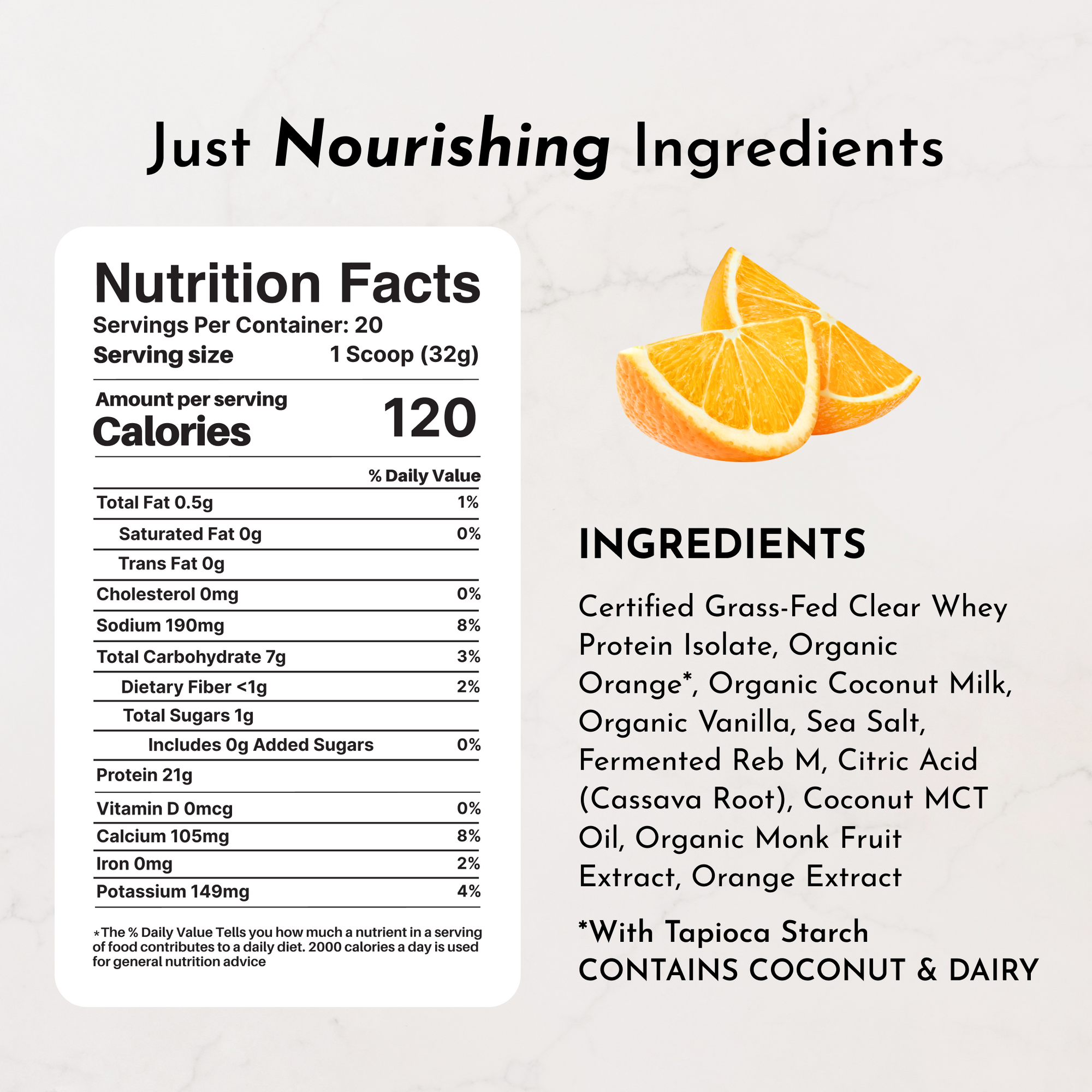 Orange Creamsicle Clear Protein Powder