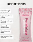 Strawberry Colada Pre‑Workout Stick by Lindsay Arnold