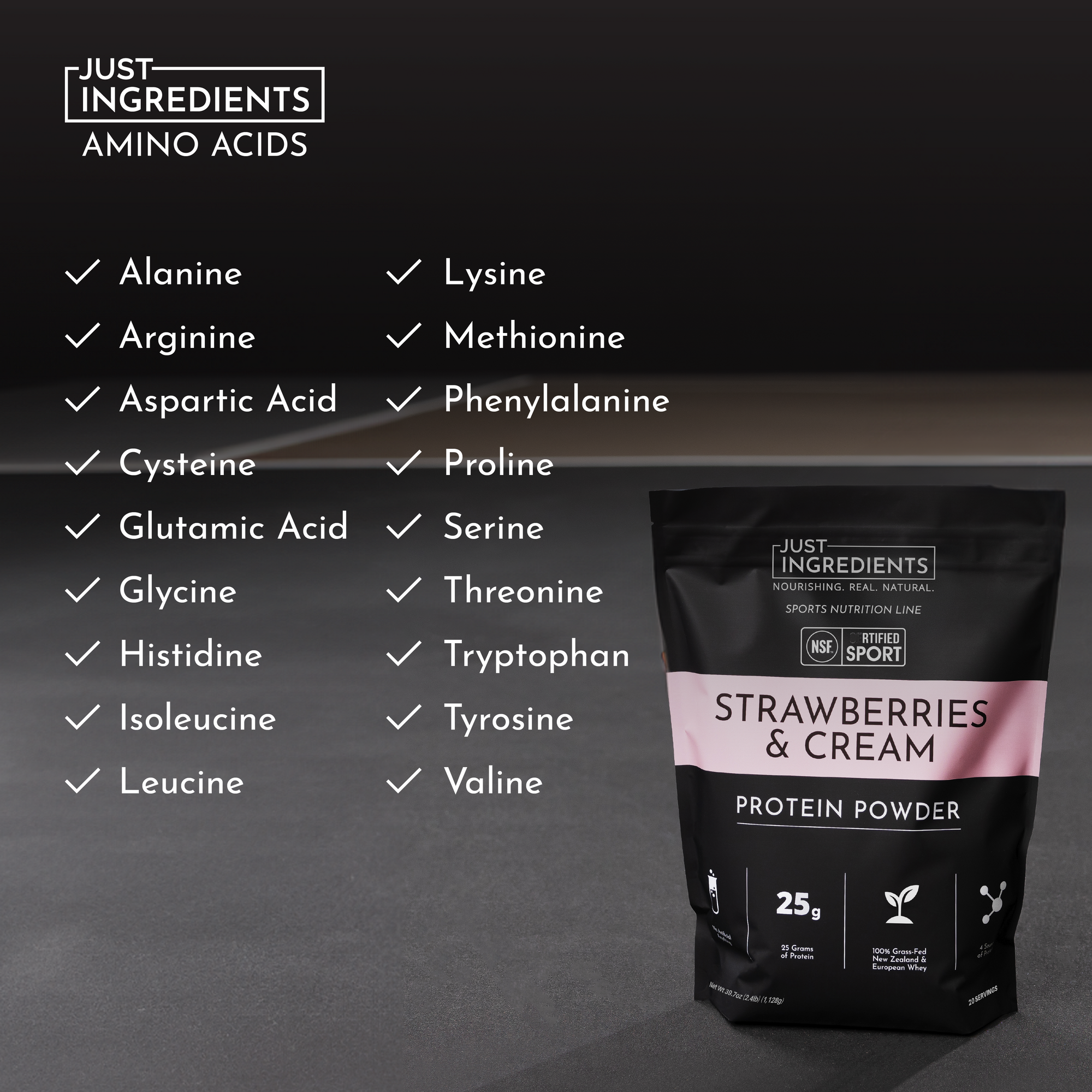 Strawberries and Cream Protein Powder - NSF