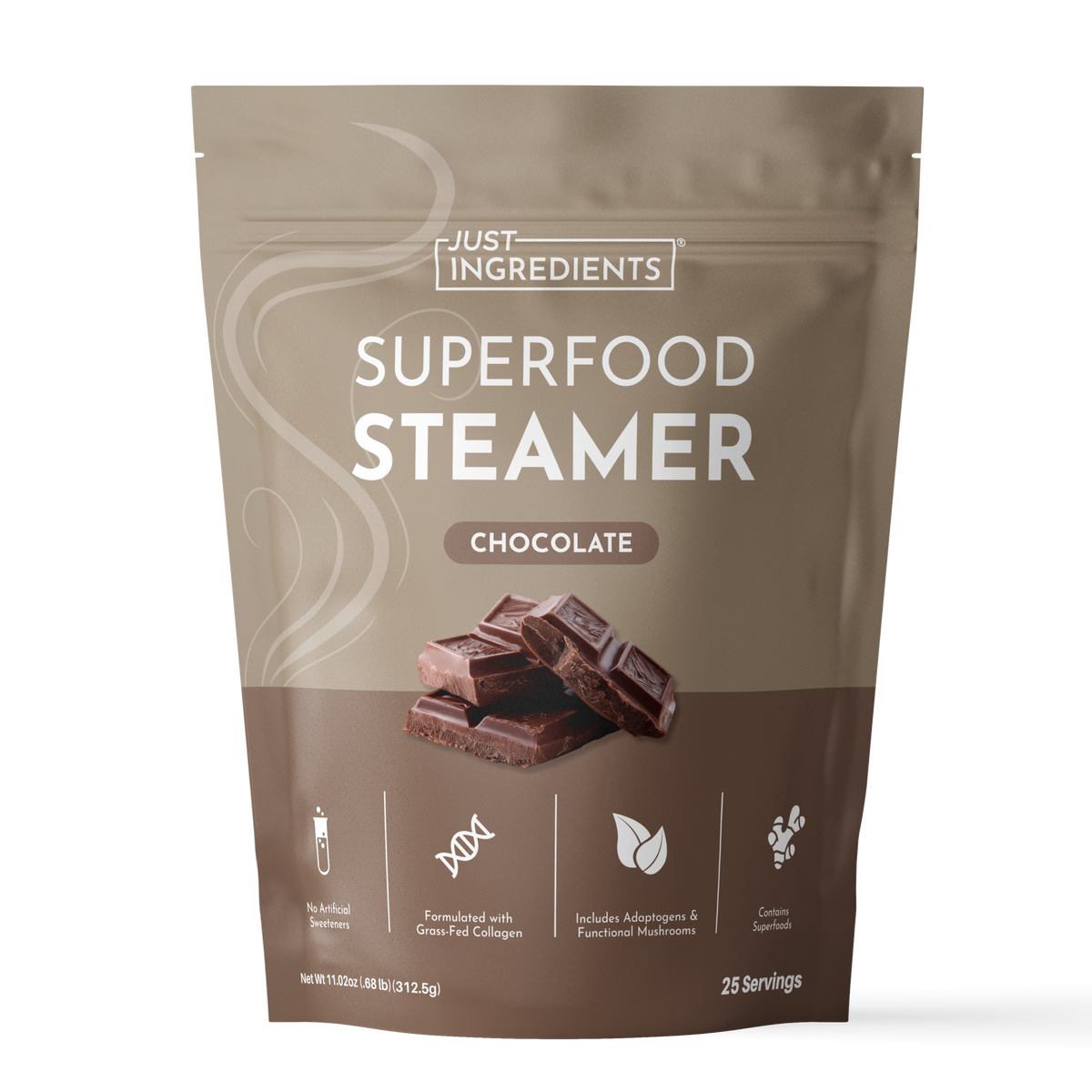 Chocolate Superfood Steamer - Product Mockup