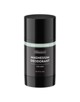 Eucalyptus Clove magnesium stick deodorant, black tube with white top, labeled for men, 3 oz (85 g).