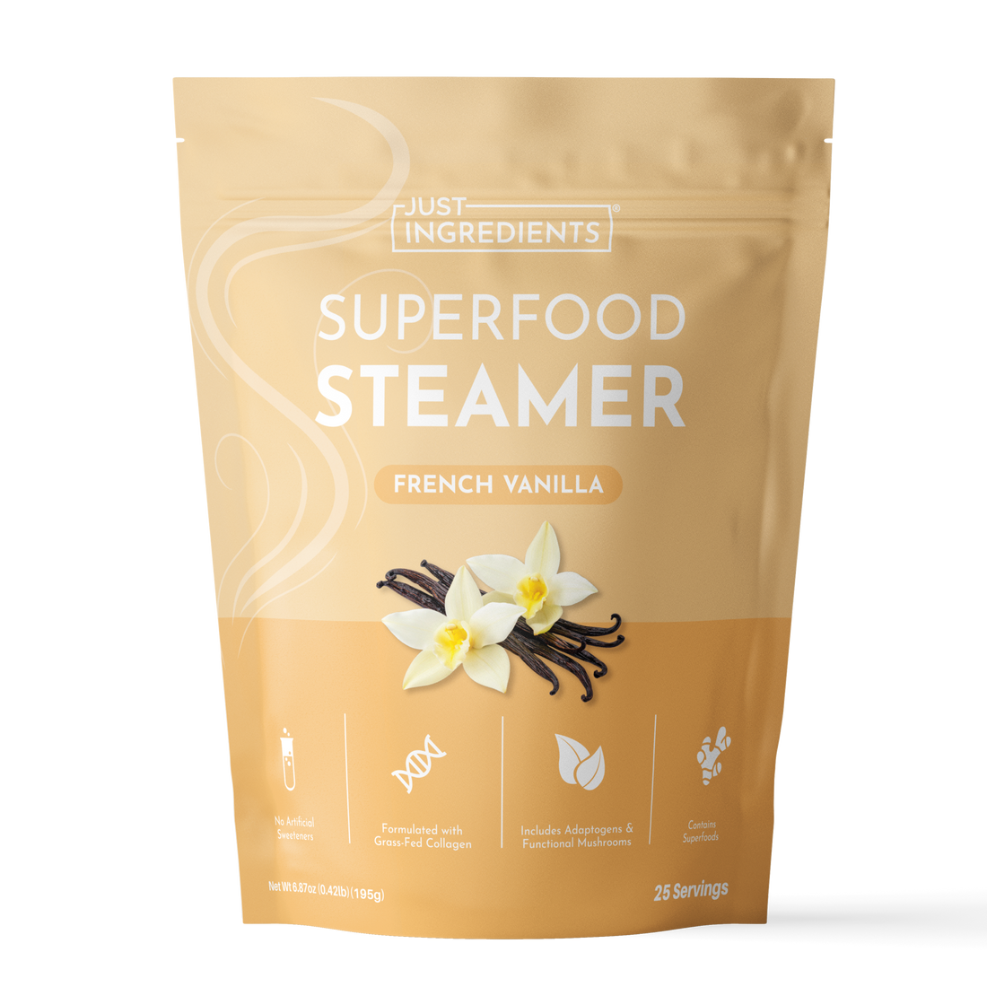 French Vanilla Superfood Steamer - Product Mockup