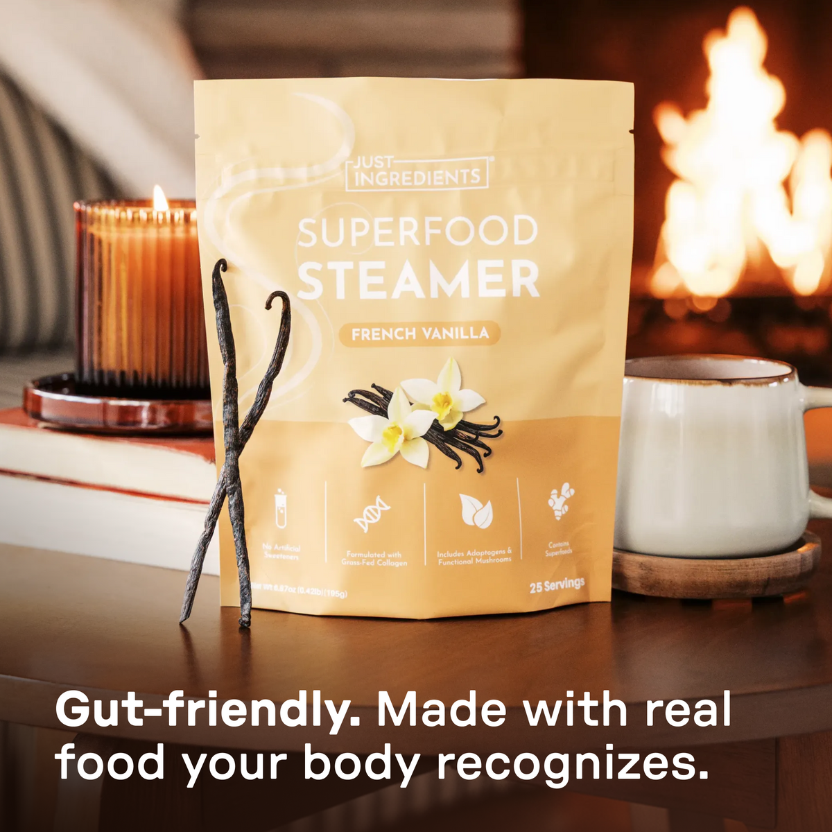 French Vanilla Superfood Steamer - JI Difference