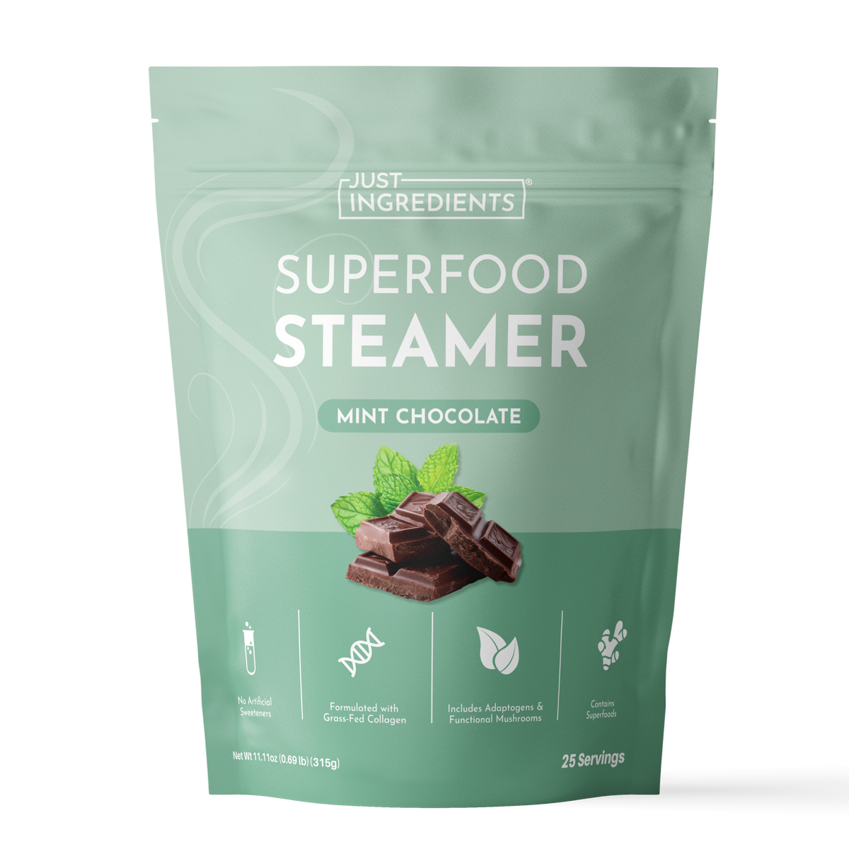 Mint Chocolate Superfood Steamer - Product Mockup