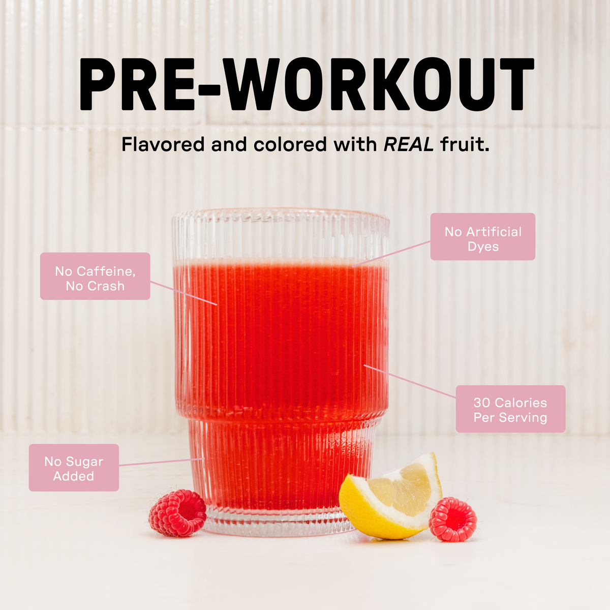 Caffeine-Free Raspberry Lemonade Pre-Workout - Image 4