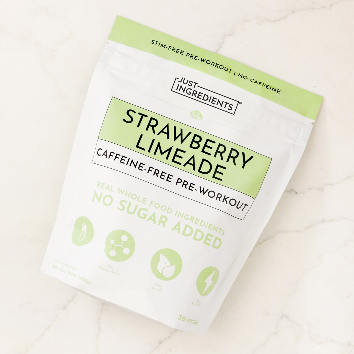 Caffeine-Free Strawberry Limeade Pre-Workout - Image 2