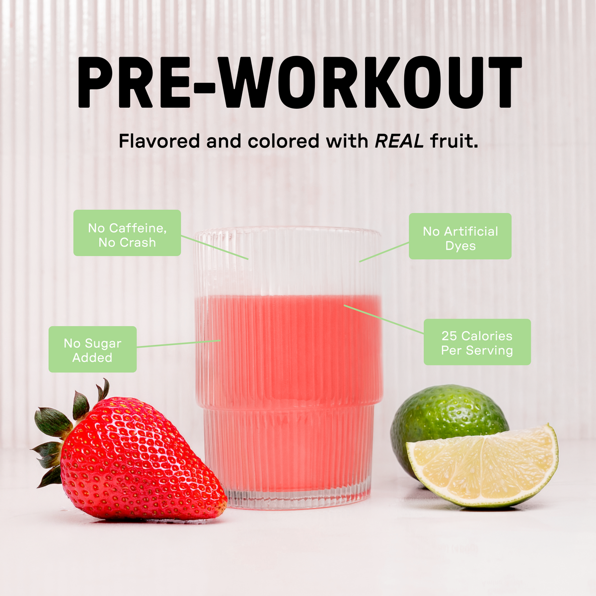 Caffeine-Free Strawberry Limeade Pre-Workout - Image 4