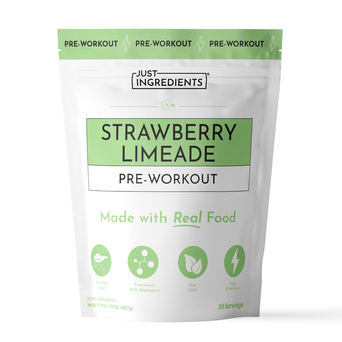 Strawberry Limeade Pre-Workout - Product Mockup