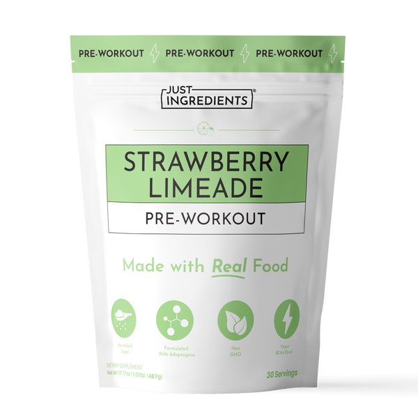 Strawberry Limeade Pre-Workout - Product Mockup