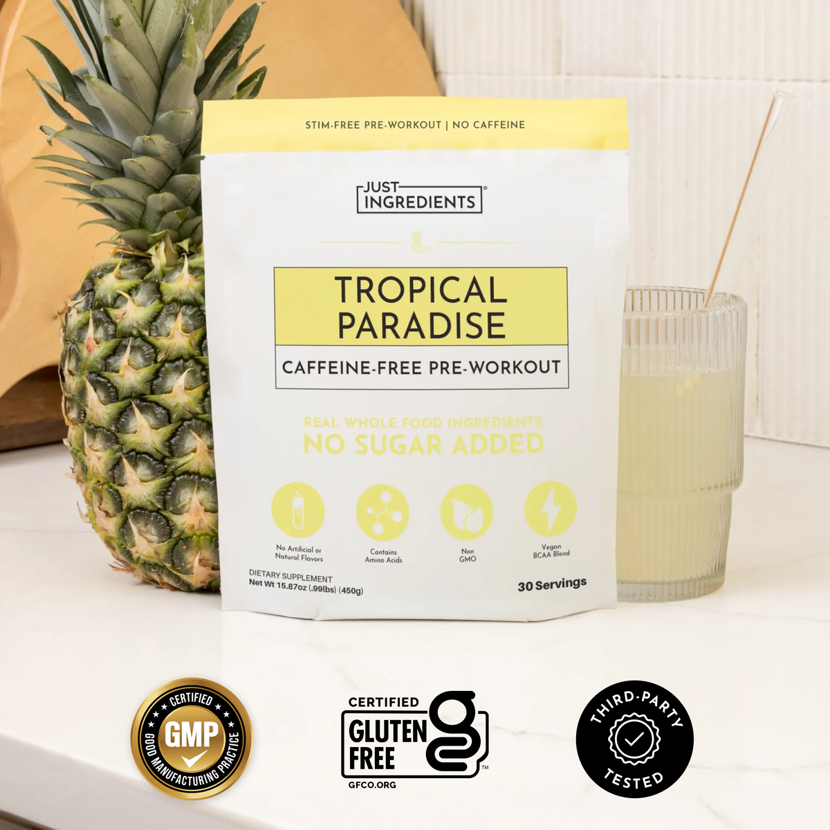Caffeine-Free Tropical Paradise Pre-Workout - Image 3