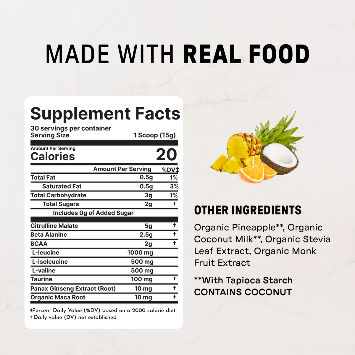 Caffeine-Free Tropical Paradise Pre-Workout - Image 5