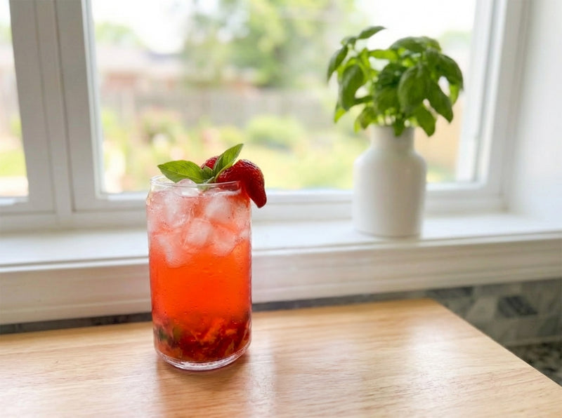 Strawberry Basil Refresher