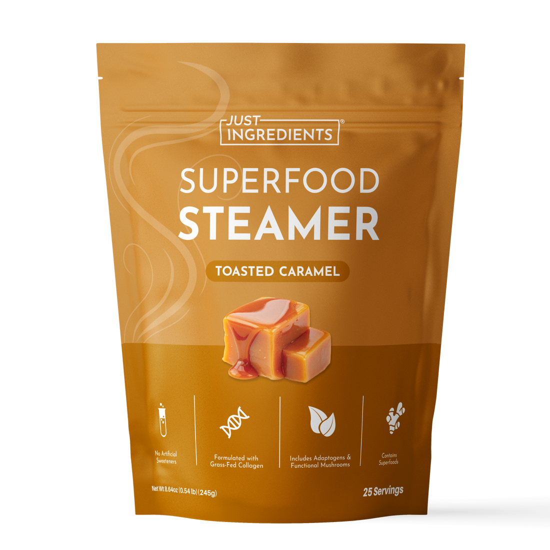 Toasted Caramel Superfood Steamer - Product Mockup