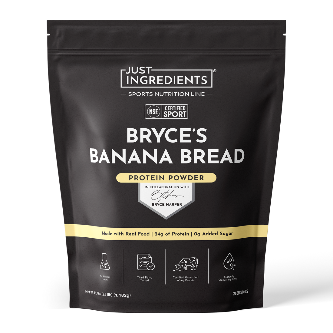 Bryce's Banana Bread Protein Powder - Product Mockup