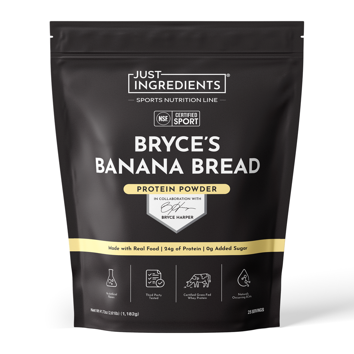 Bryce's Banana Bread Protein Powder - Product Mockup