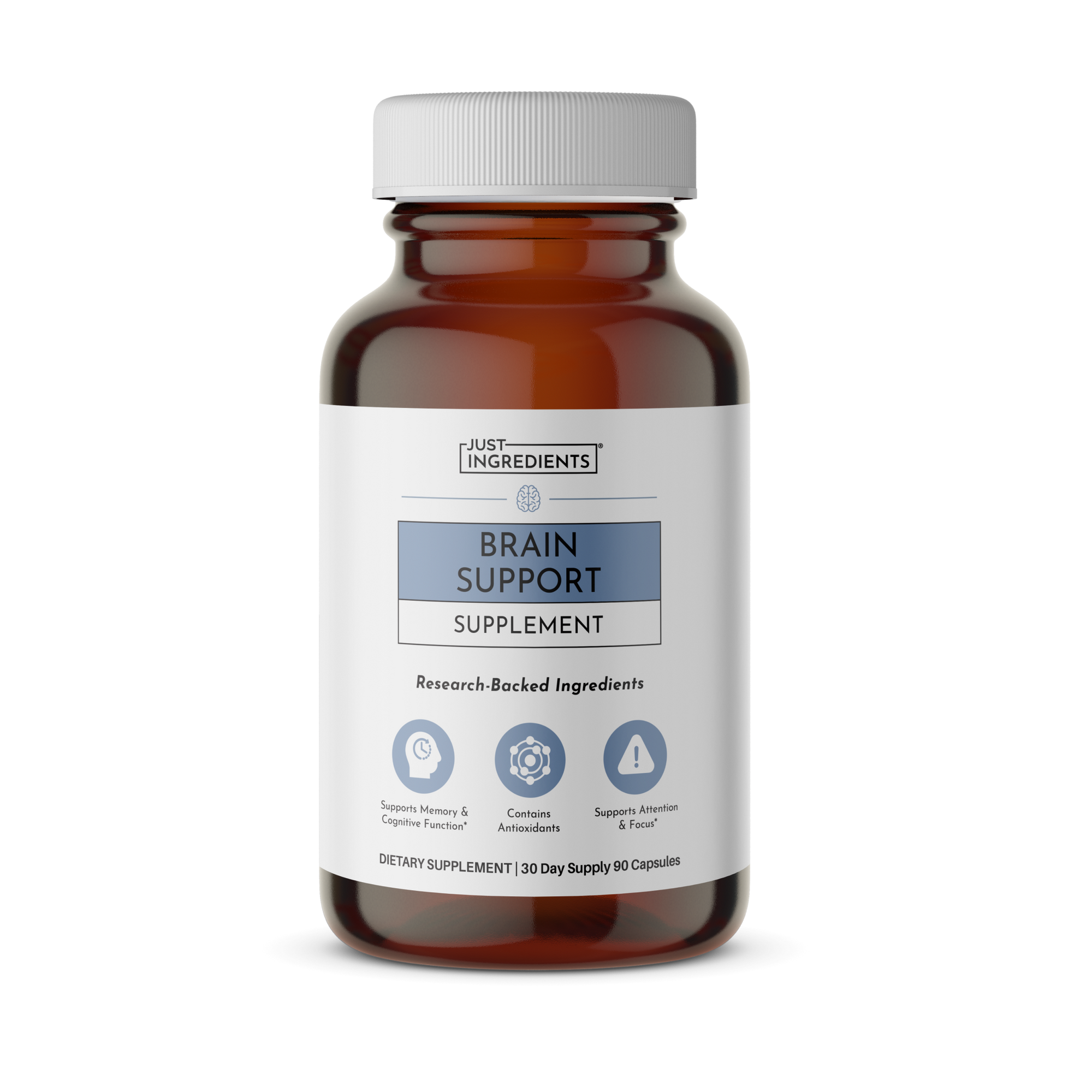 Brain Support Supplement - Product Mockup