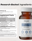 Brain Support Supplement - Nutrition Panel