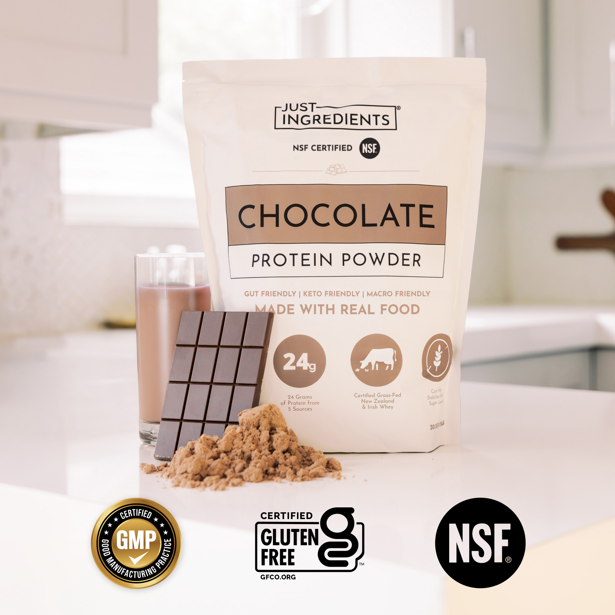 Chocolate Protein Powder - Certifications