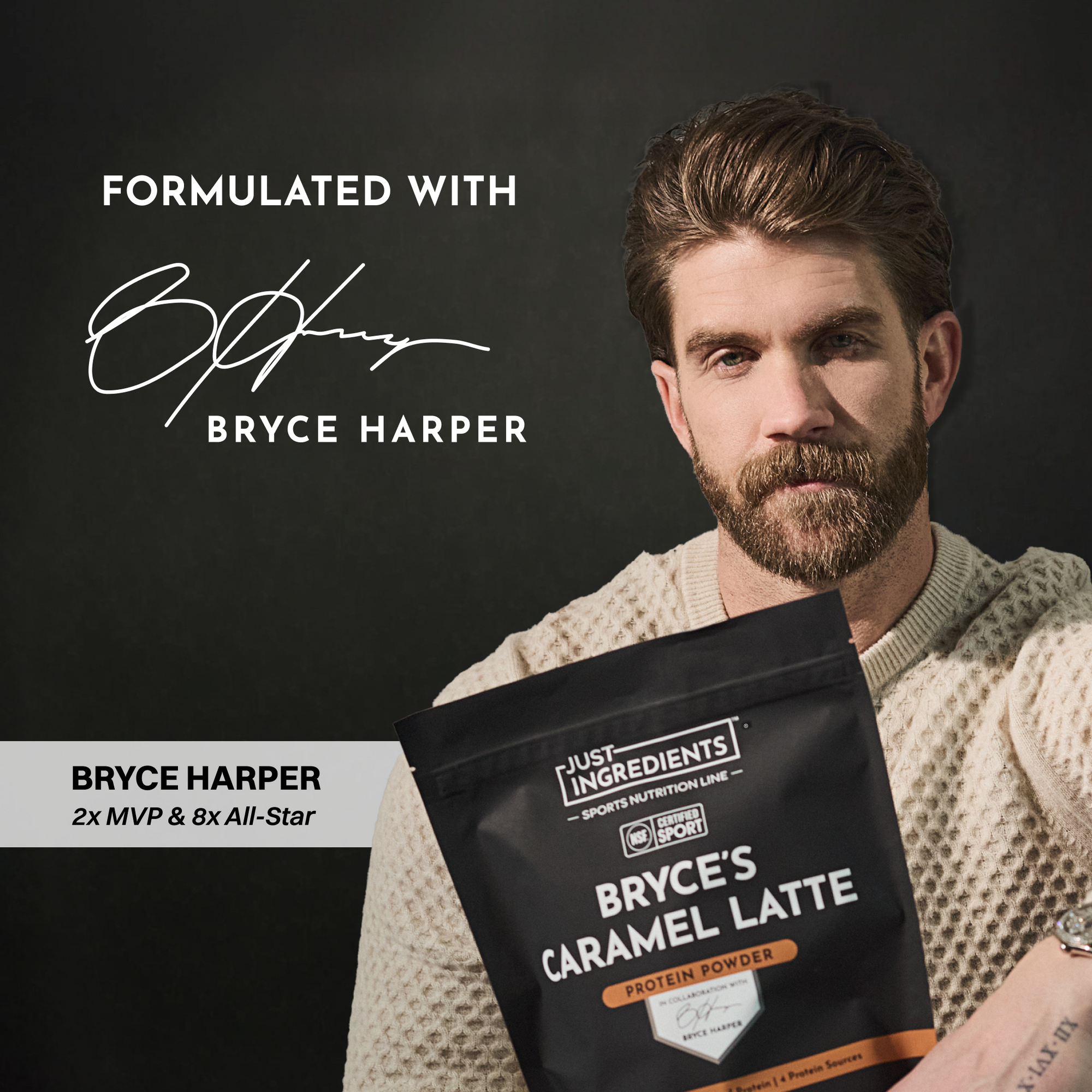 Bryce's Caramel Latte Protein Powder - Partnership