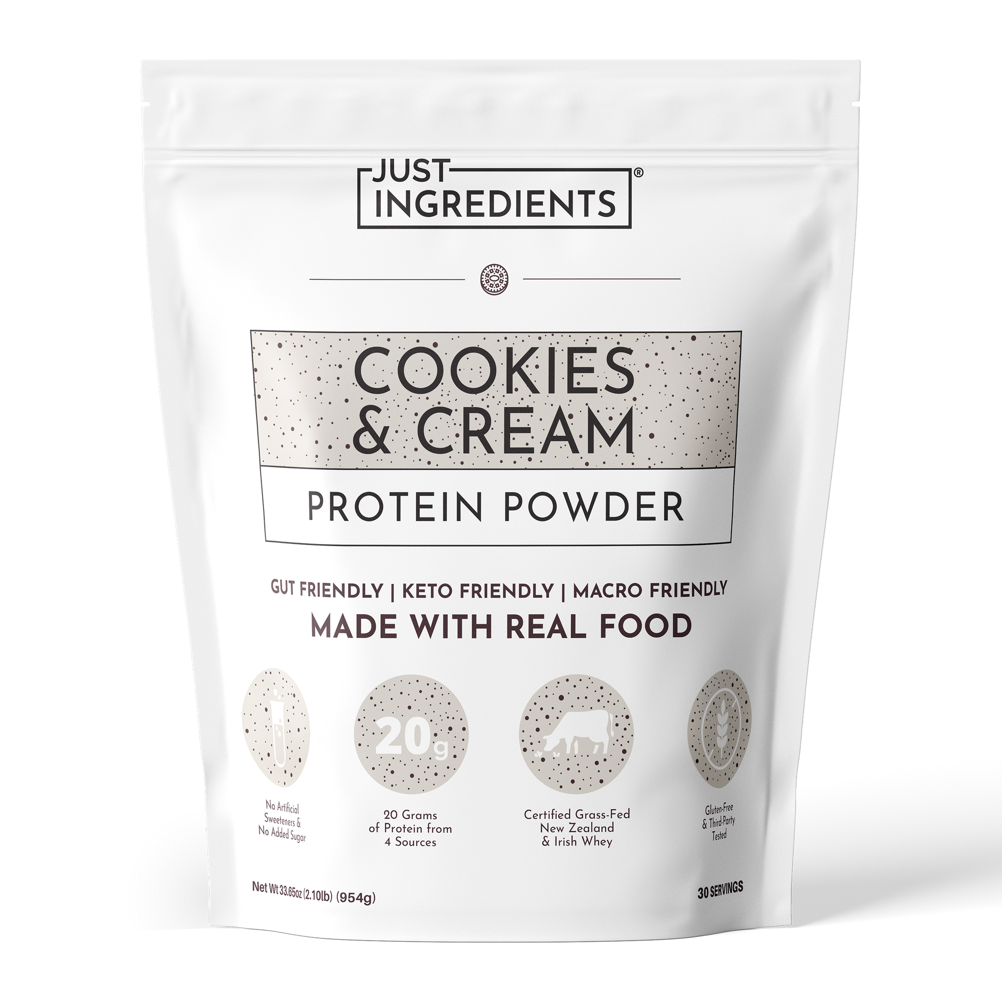 Cookies & Cream Protein Powder - Product Mockup