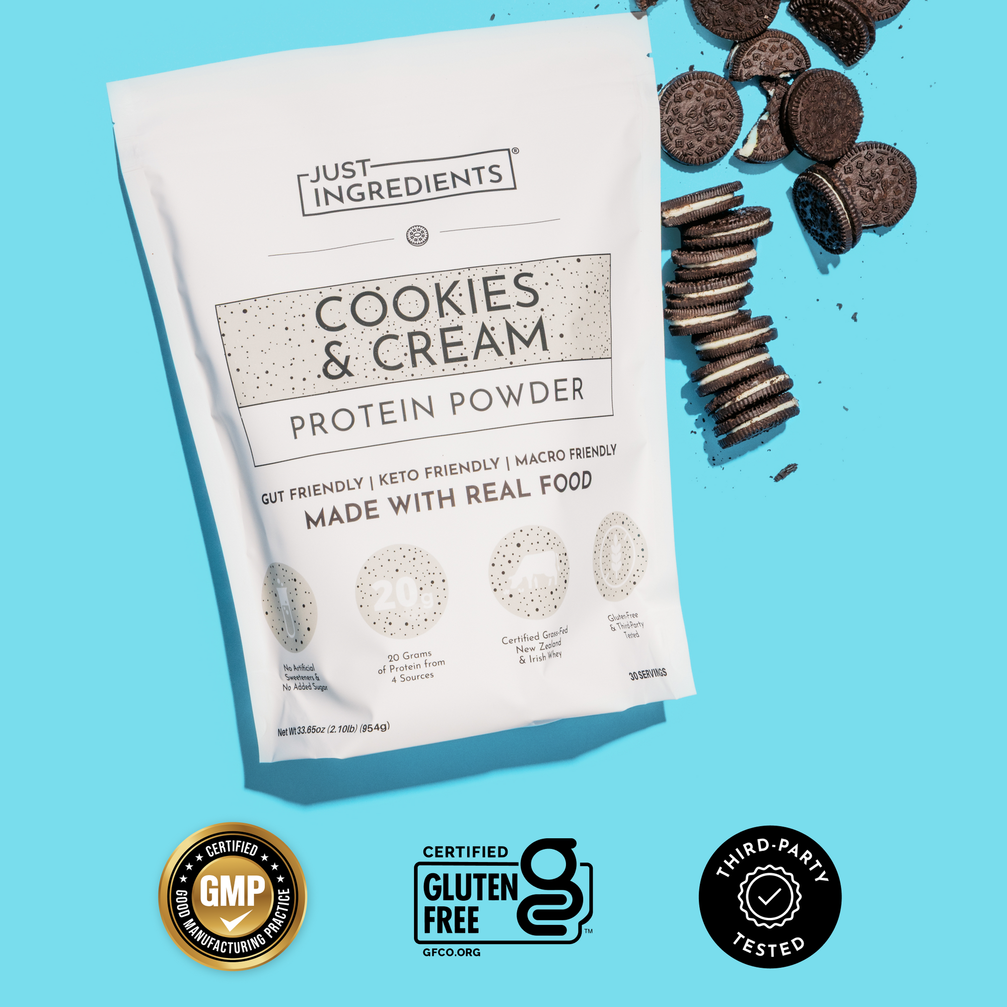 Cookies & Cream Protein Powder - Certifications