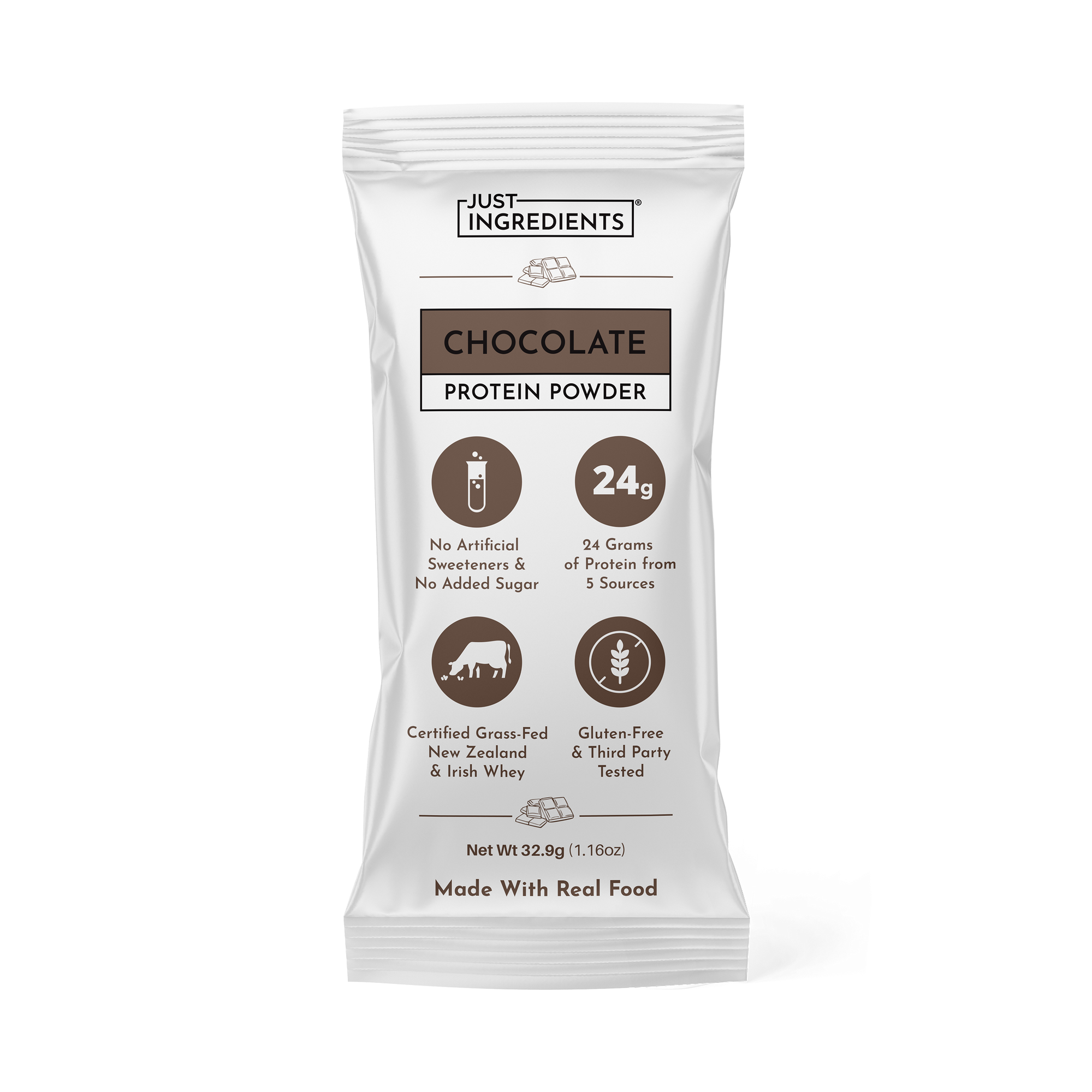Chocolate Protein Powder - Individual Stick - Product Mockup