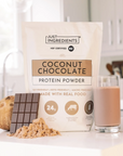 Coconut Chocolate Protein Powder - Lifestyle